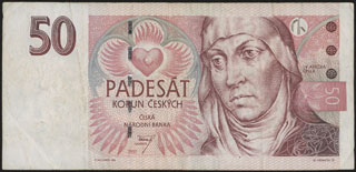 Чехия. 50 крон. 1997 г. Чехия. 50 крон. 1997 г.