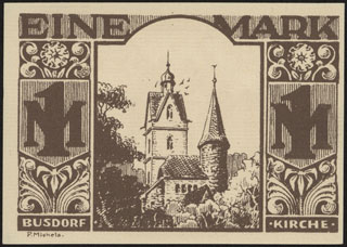 Германия. Падерборн. 1 марка. 1921 г. Германия. Падерборн. 1 марка. 1921 г.