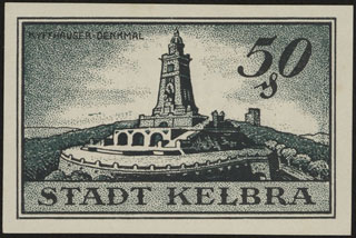Германия. Кельбра. 50 пфеннигов. 1921 г. Германия. Кельбра. 50 пфеннигов. 1921 г.