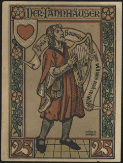 Германия. Айзенах. 25 пфеннигов. 1922 г. Германия. Айзенах. 25 пфеннигов. 1922 г.