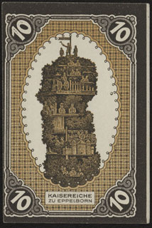 Германия. Эппельборн. 10 пфеннигов. 1920 г. Германия. Эппельборн. 10 пфеннигов. 1920 г.
