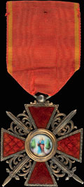 Знак ордена Святой Анны III степени с мечами
