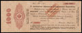 Москва. 1 000 рублей 1917 г. Надпечатка Московской конторы Государственного Банка о хождении наравне с кредитными билетами на 5% обязательстве Государственного Казначейства