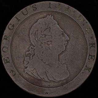Великобритания. 1 пенни 1797 г. Медь Великобритания. 1 пенни 1797 г. Медь