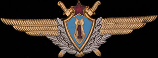 Знак военного штурмана 1 класса. Латунь, позолота, серебрение, эмаль Знак военного штурмана 1 класса. Латунь, позолота, серебрение, эмаль