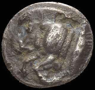 Мизия, Кизик. Диобол 450-400 гг. до н.э. SNG France 361-72. Серебро Мизия, Кизик. Диобол 450-400 гг. до н.э. SNG France 361-72. Серебро