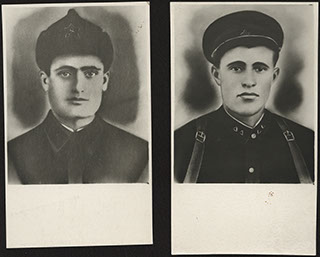 Лот из фотографий красноармейцев. 2 шт. Лот из фотографий красноармейцев. 2 шт.