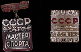 Лот из спортивных знаков. 2 шт. Лот из спортивных знаков. 2 шт.