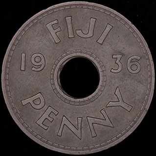 Фиджи. 1 пенни 1936 г. Медно-никелевый сплав Фиджи. 1 пенни 1936 г. Медно-никелевый сплав