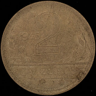 Бразилия. 2 крузейро 1945 г. Алюминиевая бронза Бразилия. 2 крузейро 1945 г. Алюминиевая бронза