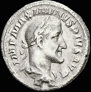 Римская империя. Максимин Фракиец. Денарий 235-236 гг. RIC 7A. Серебро Римская империя. Максимин Фракиец. Денарий 235-236 гг. RIC 7A. Серебро