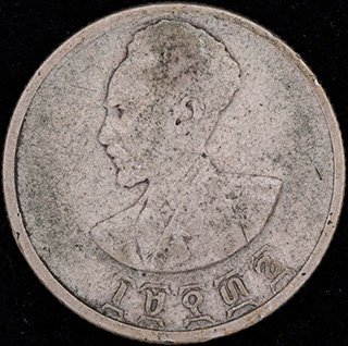 Эфиопия. 50 центов 1944 г. Серебро Эфиопия. 50 центов 1944 г. Серебро