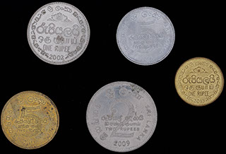 Шри-Ланка. Лот из монет 2002-2016 гг. 5 шт. Шри-Ланка. Лот из монет 2002-2016 гг. 5 шт.