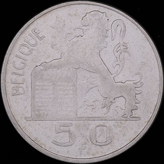 Бельгия. 50 франков 1949 г. Серебро Бельгия. 50 франков 1949 г. Серебро