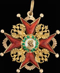 Знак ордена Святого Станислава II степени