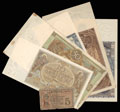 Лот из 7 денежных знаков 1916-1936 гг.