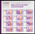 Франция. «Euro souvenir». Лот из 95 билетов 0 евро