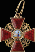 Знак ордена Святой Анны III степени