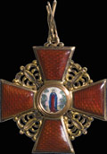 Знак ордена Святой Анны III степени