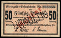 Кёнигсберг-ин-Пройсен (Калининград). 50 пфеннигов 1917 г.