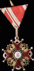 Знак ордена Святого Станислава III степени
