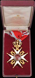 <b><i>Норвегия. </i></b>Знак ордена Святого Олафа