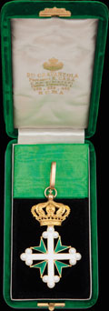 <b><i>Италия. </i></b>Знак командора ордена Святых Маврикия и Лазаря