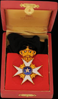 <b><i>Швеция. </i></b>Знак командора ордена Полярной Звезды
