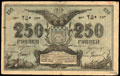 Семиречье. Кредитный билет 250 рублей 1919 г.