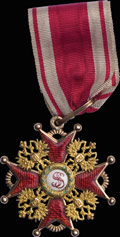Знак ордена Святого Станислава III степени