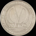 Юбилейный жетон Петербургского метрополитена 2009 г.
