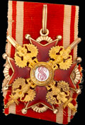 Знак ордена Святого Станислава II степени с мечами