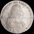 Рубль 1728 г.