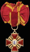 Знак ордена Святой Анны III степени с бантом