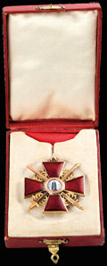 Знак ордена Святой Анны II степени с мечами