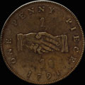 1 пенни 1791 г.