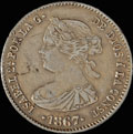 4 эскудо 1867 г.