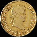 ½ эскудо 1817 г.