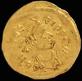 <i>Византия</i>. Император <b>Маврикий Тиберий</b> - Maurice Tiberius (582–602 гг.) Тремисис (1/3 солида)