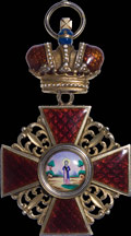 Знак ордена Святой Анны II степени с короной