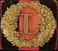 Знак отличия за 50 лет беспорочной службы. На владимирской ленте (для гражданского чиновника)